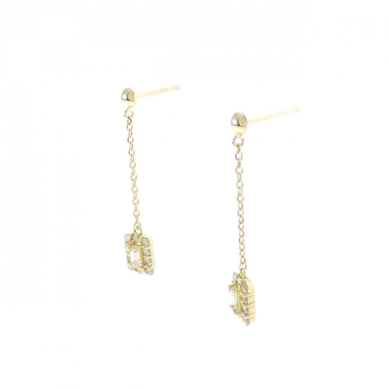 K18YG Bông tai kim cương 0.20CT - Hàng hiệu Chính hãng 871541