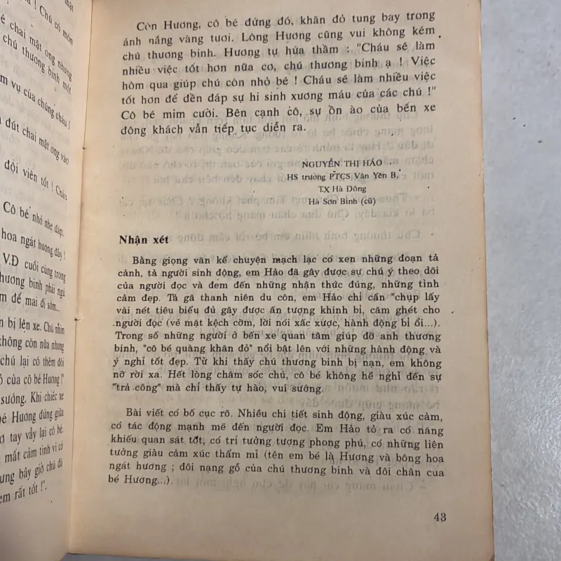 50 bài văn được trao giải toàn quốc cuối bậc tiểu học - 1995s 783648