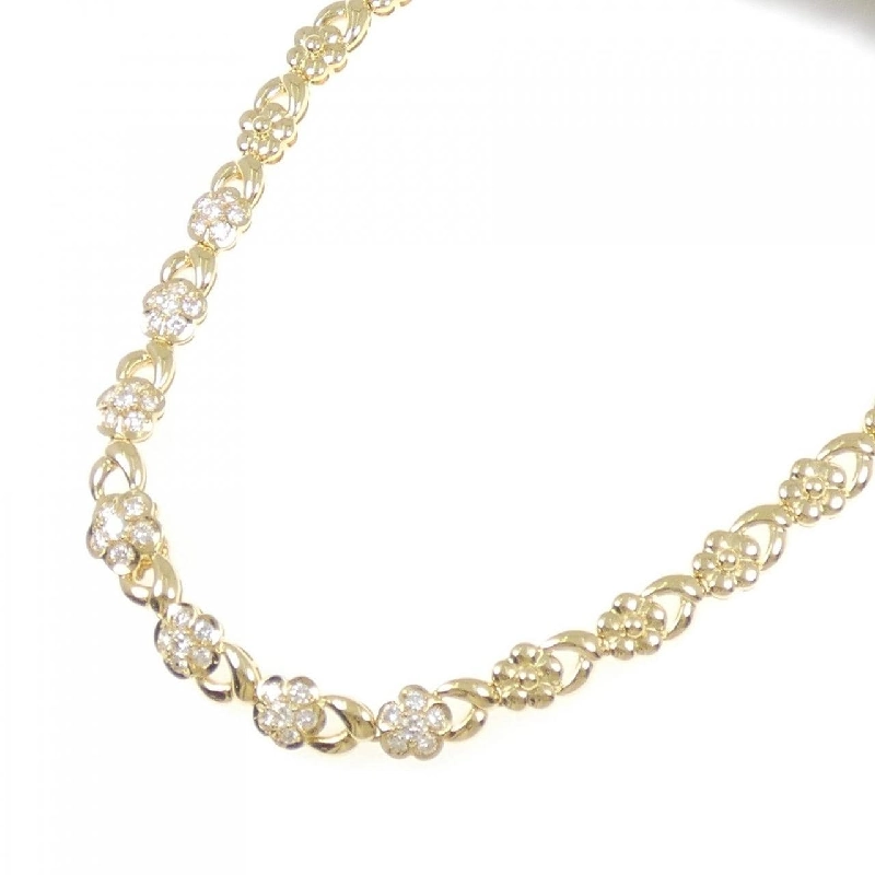 K18YG Hoa Hồng Kim Cương Dây Chuyền 2.45CT - Hàng hiệu Chính Hãng 858527