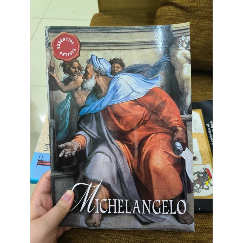 Sách nghệ thuật Michelangelo - Essential Artists bộ sách tranh vẽ đẹp 997995