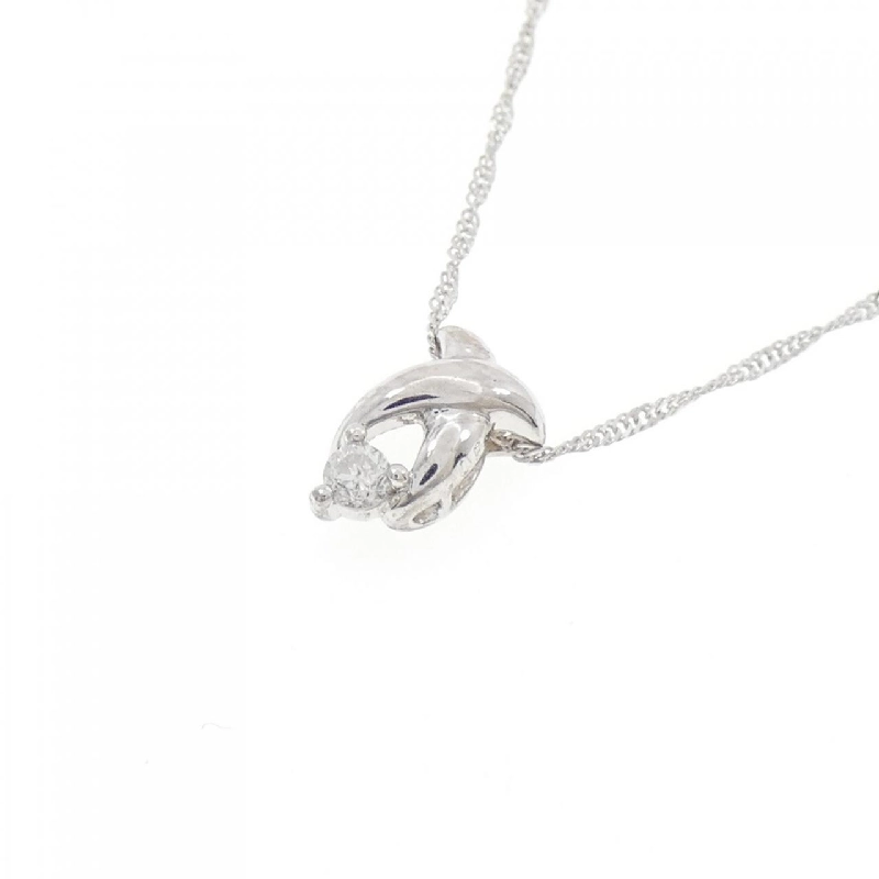 K18WG/750WG Dây chuyền kim cương 0.05CT - Hàng hiệu Chính hãng 862123