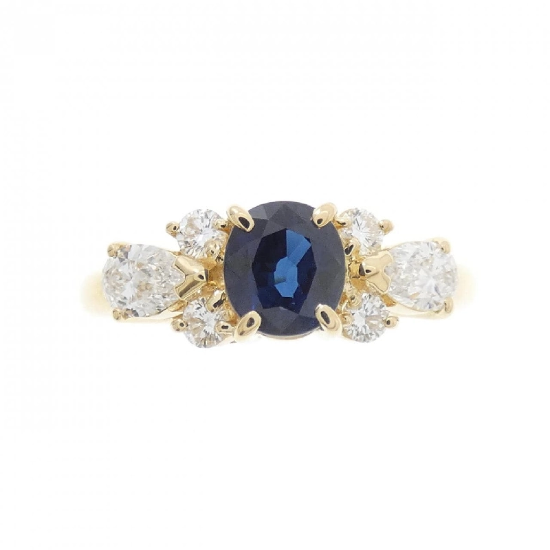 Nhẫn Sapphire K18YG 0.99CT - Hàng hiệu Chính hãng 850755