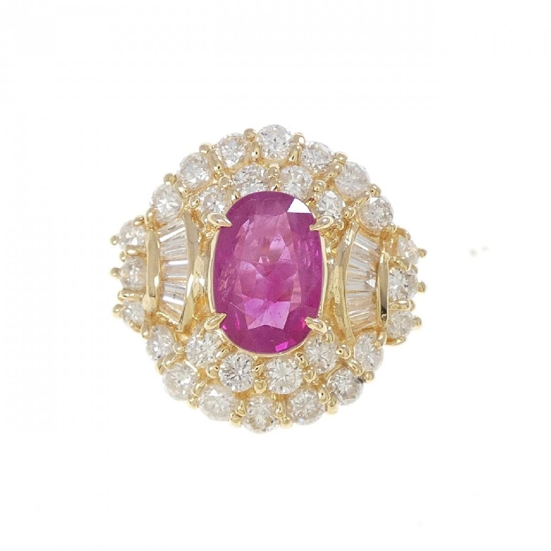 Nhẫn Ruby K18YG 1.59CT - Hàng hiệu Chính hãng 850269