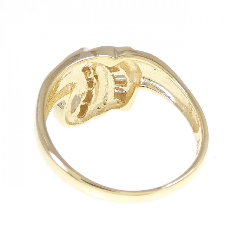 Nhẫn kim cương K18YG 0.22CT 673296