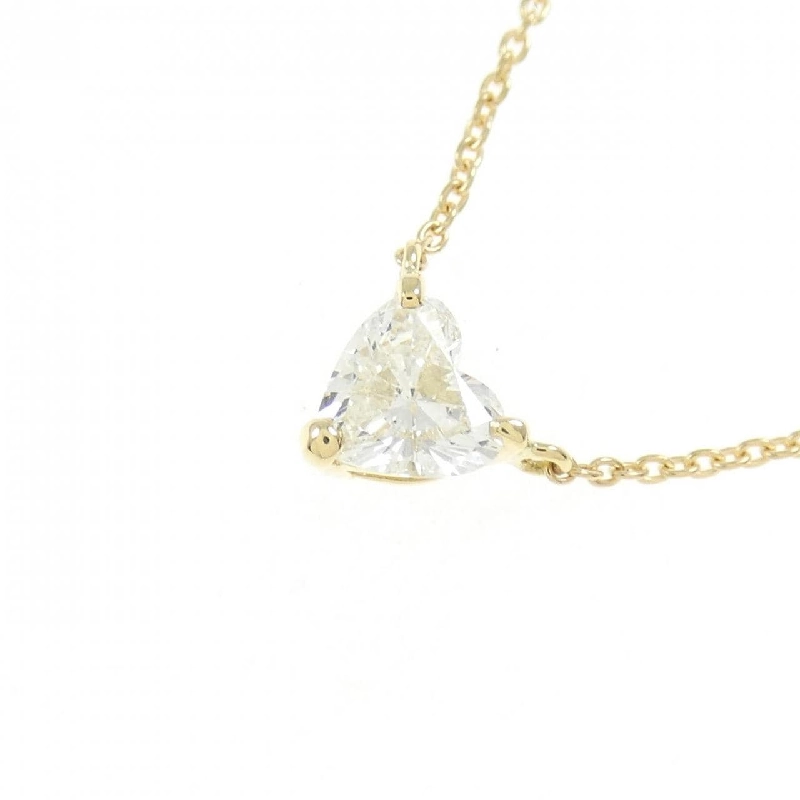 K18YG Dây chuyền kim cương 0.352CT H SI2 hình trái tim - Hàng hiệu Chính hãng 874871