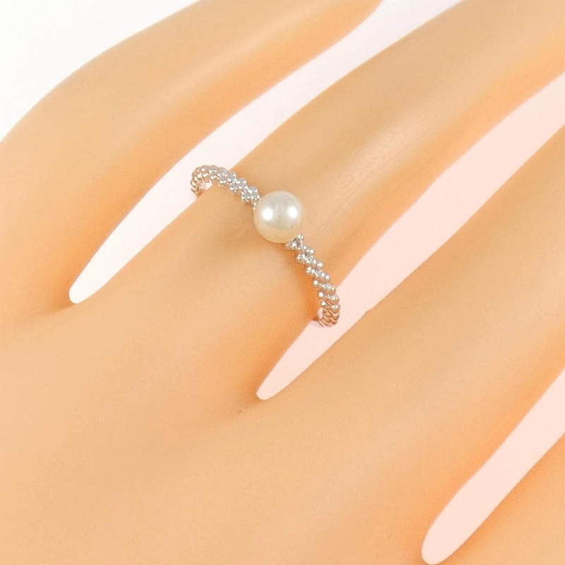 Nhẫn ngọc trai Akoya K10WG 4.2mm 668352