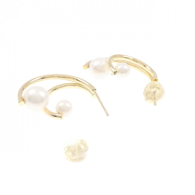 K18YG Bông tai ngọc trai Akoya - Hàng hiệu Authentic 866188