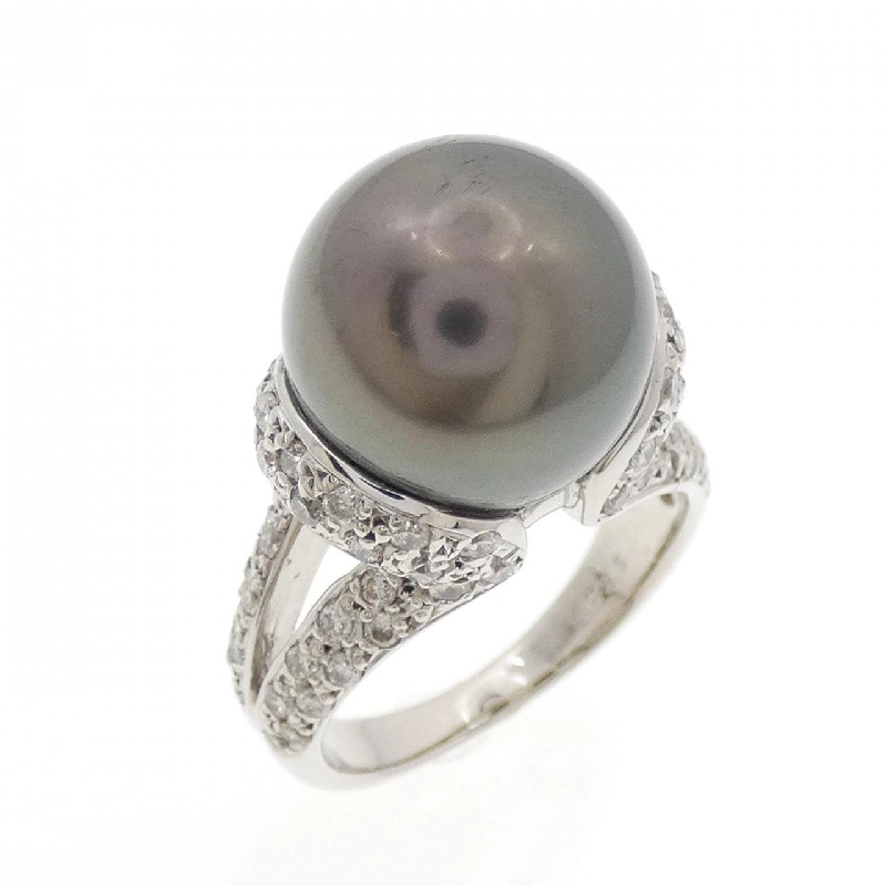 Nhẫn ngọc trai đen PT900 12.3mm - Hàng hiệu Authentic 853789