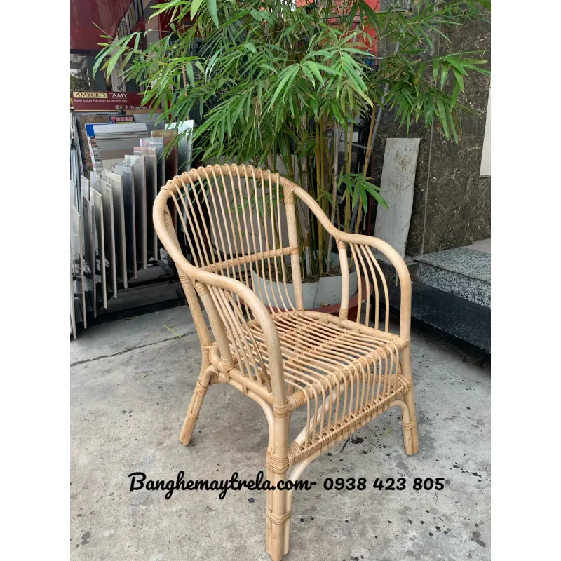 Ghế mây đơn tự nhiên 591058