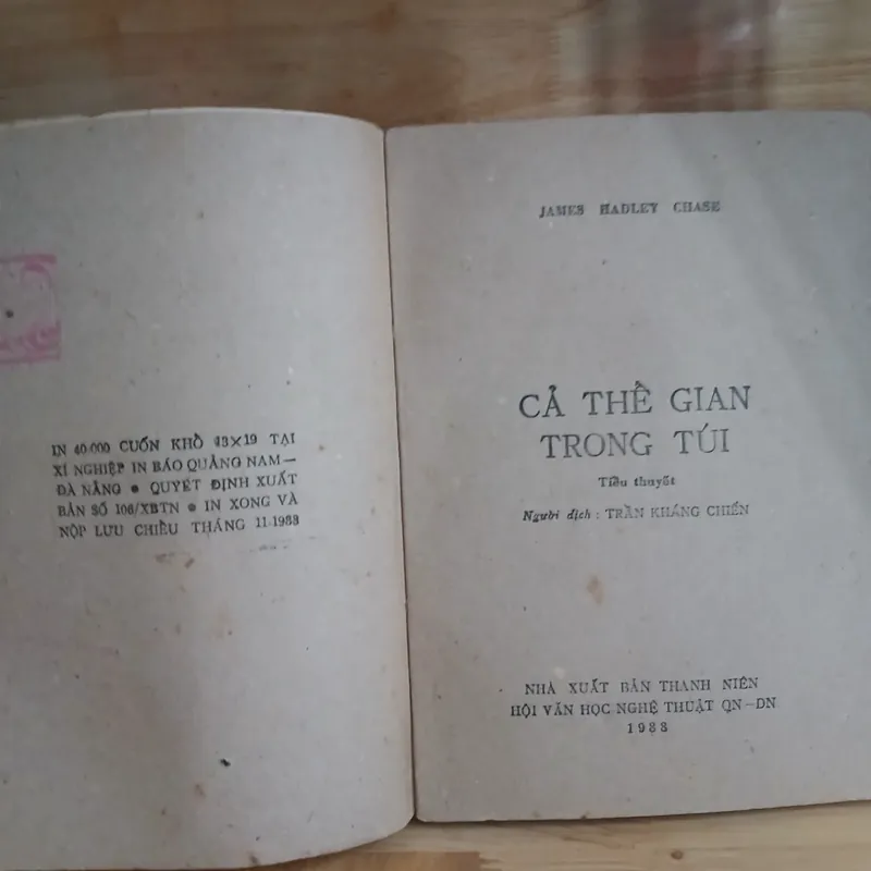 Tiểu Thuyết Trinh Thám - Cả Thế Gian Trong Túi (James Hadley Chase) 593845