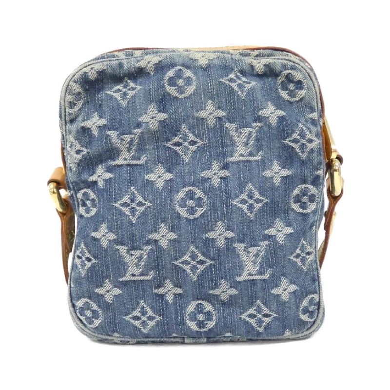 【Vintage】Túi máy ảnh Louis Vuitton Monogram Denim M95348 Túi đeo vai 613490