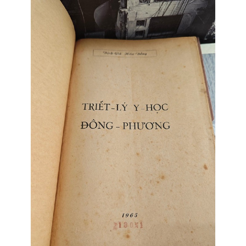 TRIẾT LÝ Y HỌC PHƯƠNG ĐÔNG - HÒA ĐỒNG 187845