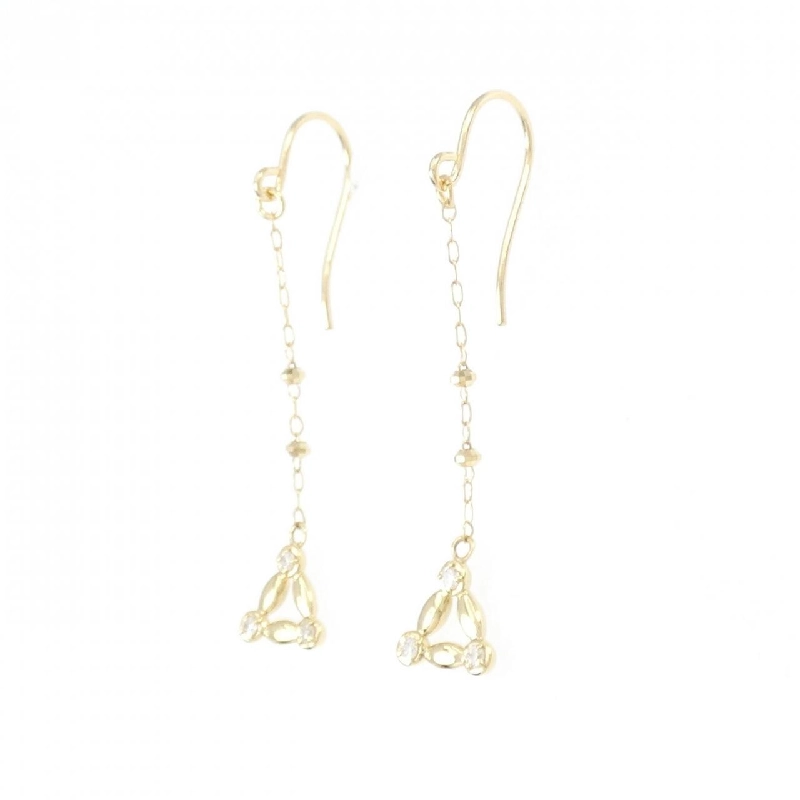 K18YG Bông tai kim cương 0.06CT - Hàng hiệu Chính hãng 877448