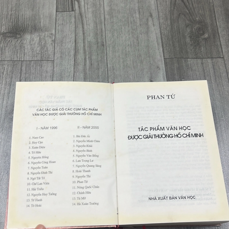 Phan tứ tác phẩm văn học được giải thưởng hồ chí minh. 3a4 542806