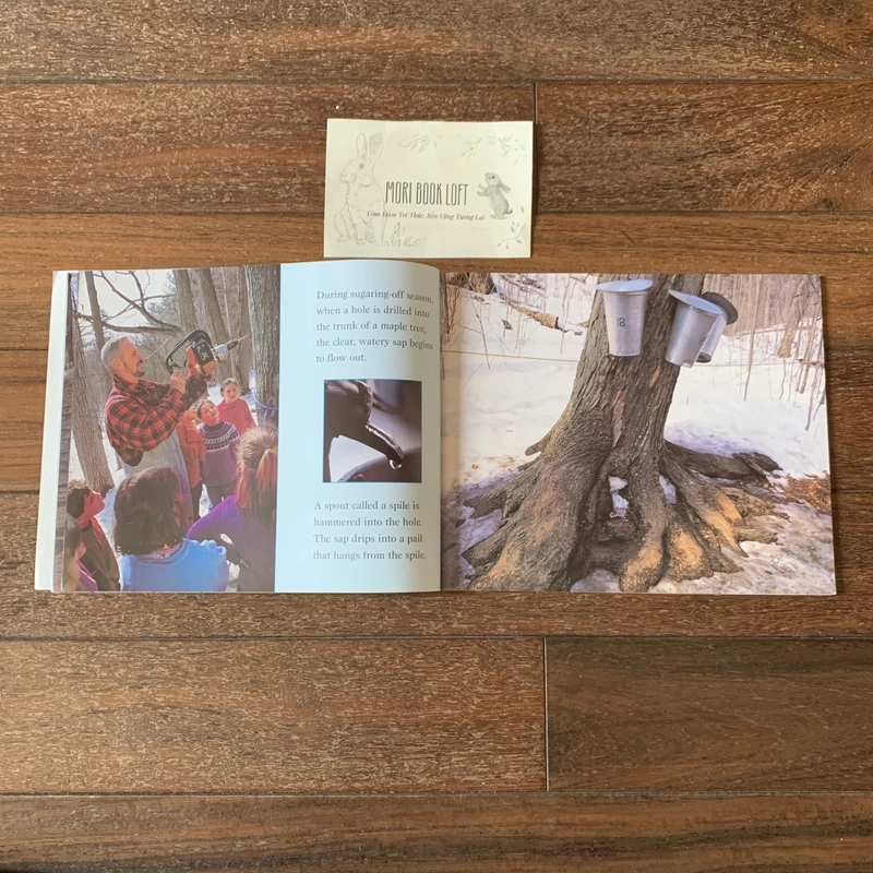 Sách tranh ngoại văn A Day at the Sugar Bush, Used 489989