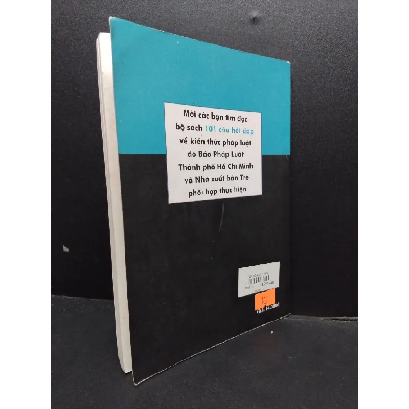 [Phiên Chợ Sách Cũ] 101 Câu hỏi đáp về kiến thức pháp luật kết hôn và ly hôn 2002 2303 425035