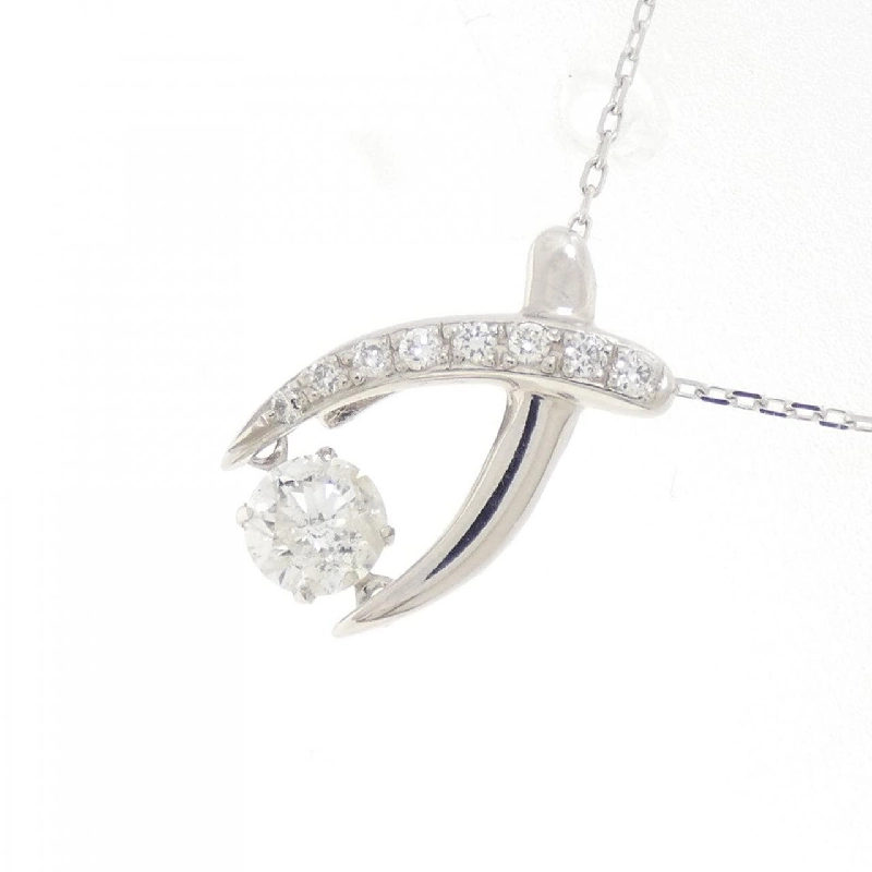 Dây chuyền kim cương PT900/K18WG 0.44CT - Hàng hiệu Chính hãng 857649