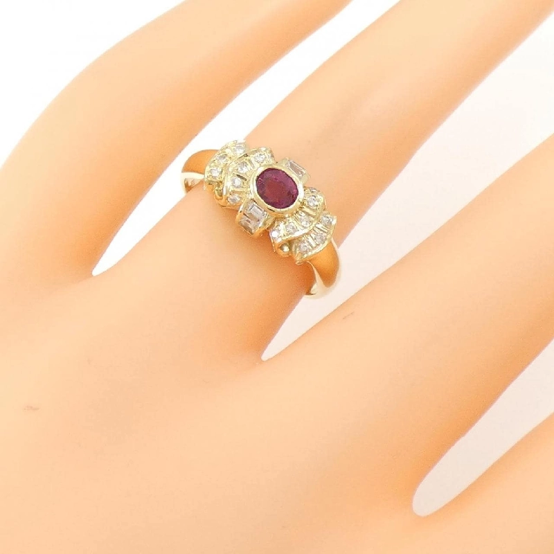 Nhẫn Ruby K18YG 0.44CT - Hàng hiệu Chính hãng 855219