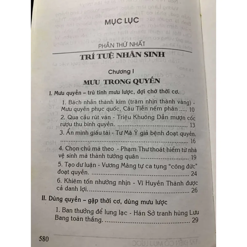 Trí Tuệ Nhân Sinh - 172 Điển Cố Mưu Lược 731651