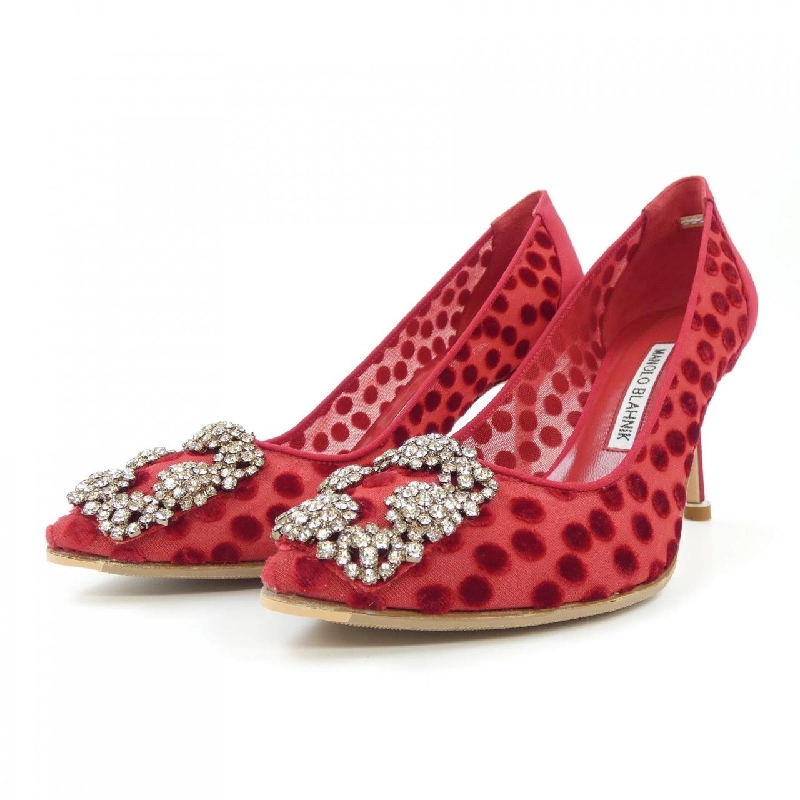 【Mã giảm giá】Giày cao gót MANOLO BLAHNIK 661145