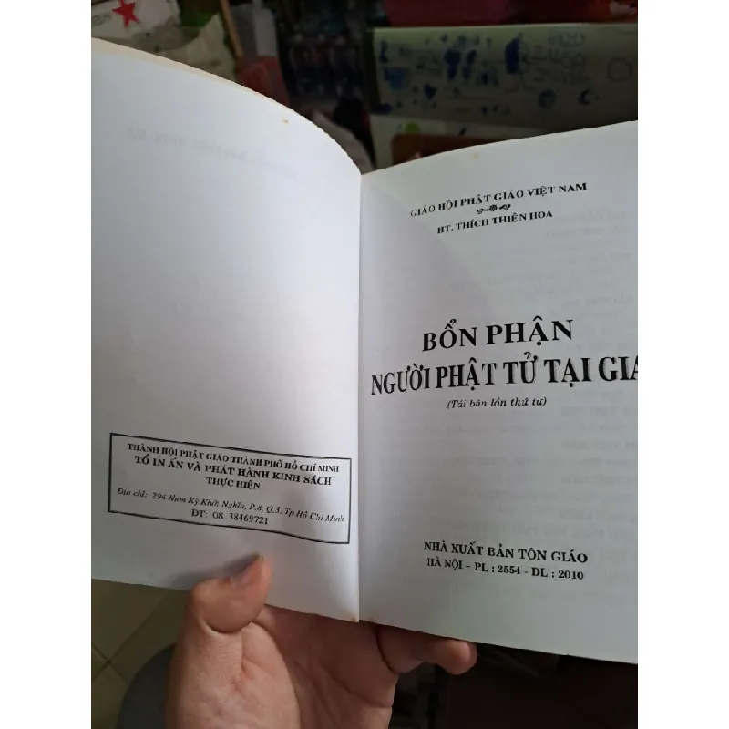 Bổn phận người phật tử tại gia - Thích Thiện Hoa TÂM LINH - TÔN GIÁO - THIỀN HCM1008 577296