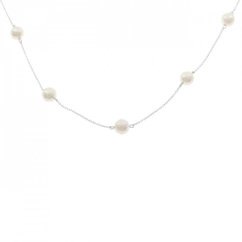 K18WG Ngọc trai Akoya Dây chuyền - Hàng hiệu Chính hãng 856499