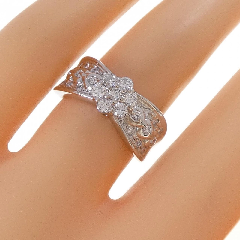 Nhẫn kim cương hoa PT900 0.50CT - Hàng hiệu Authentic 855645