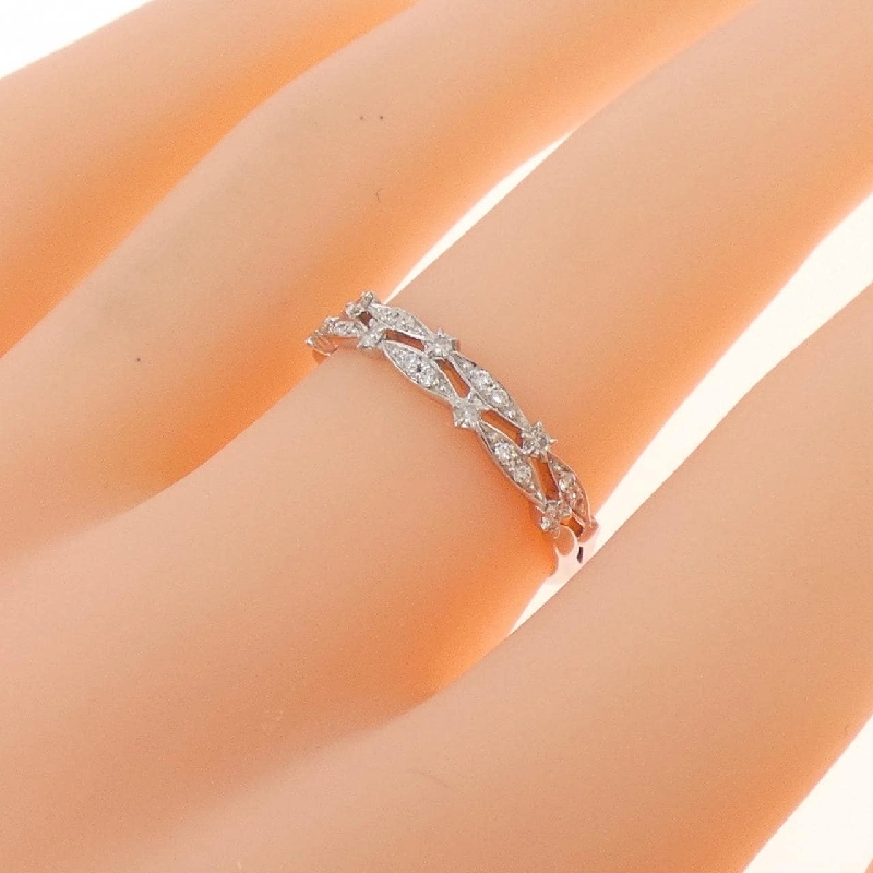 Nhẫn kim cương K18WG 0.10CT 667724