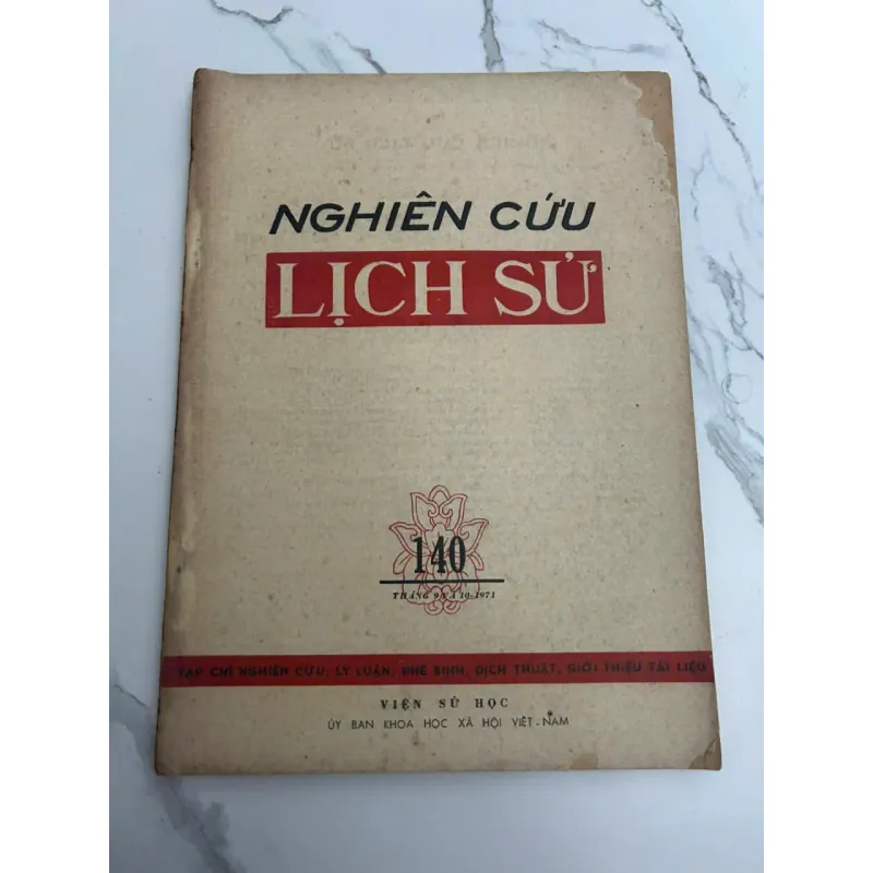Tạp chí Nghiên cứu Lịch sử - Số 140 - Tháng 9-10/1971 703345