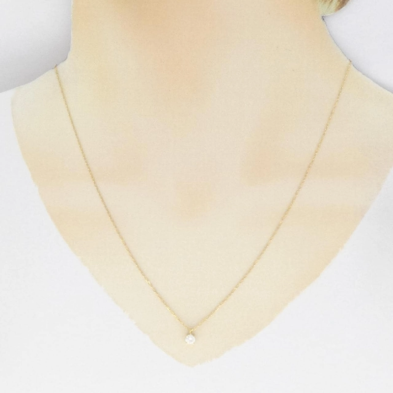 K18YG Dây chuyền kim cương 0.20CT - Hàng hiệu Chính hãng 862039