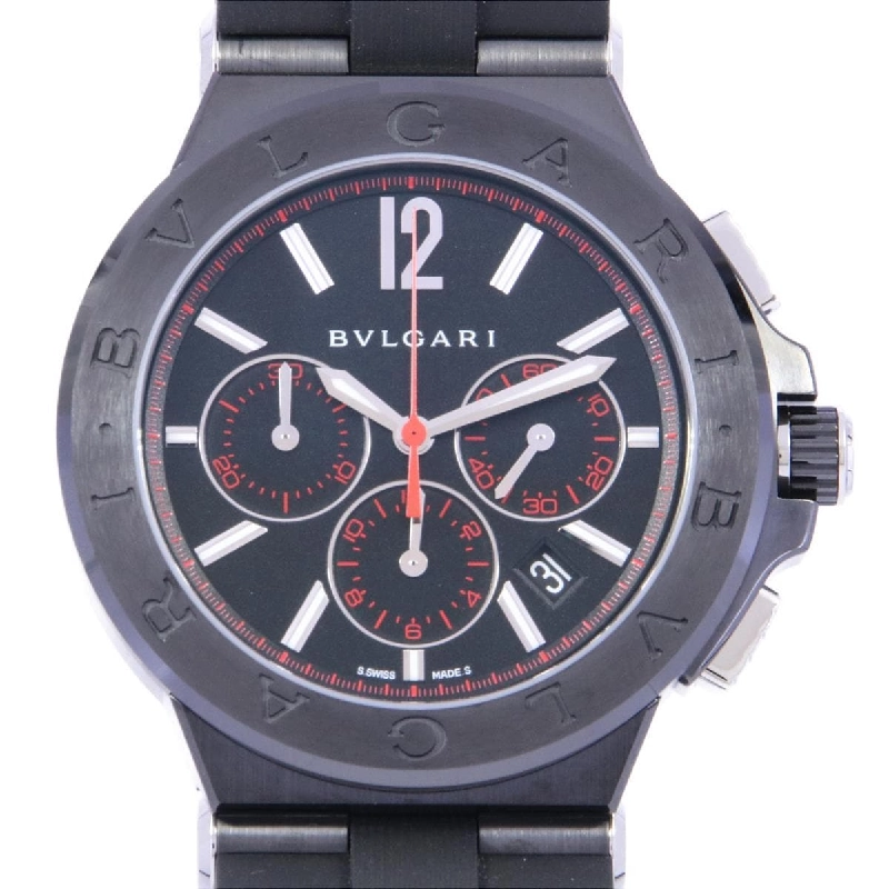 Bulgari DG42BSCCH/DG42BBSVDC/1 Diagono Ultra Nero Chronograph Automatic - Hàng hiệu Chính hãng 883740