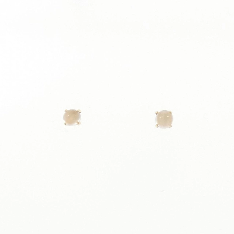 K18YG Đá mặt trăng Bông tai - Hàng hiệu Chính hãng 864218