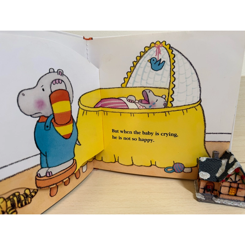 📘Little  Hippo's New baby (a lift-the-flap story) 🦛 527358