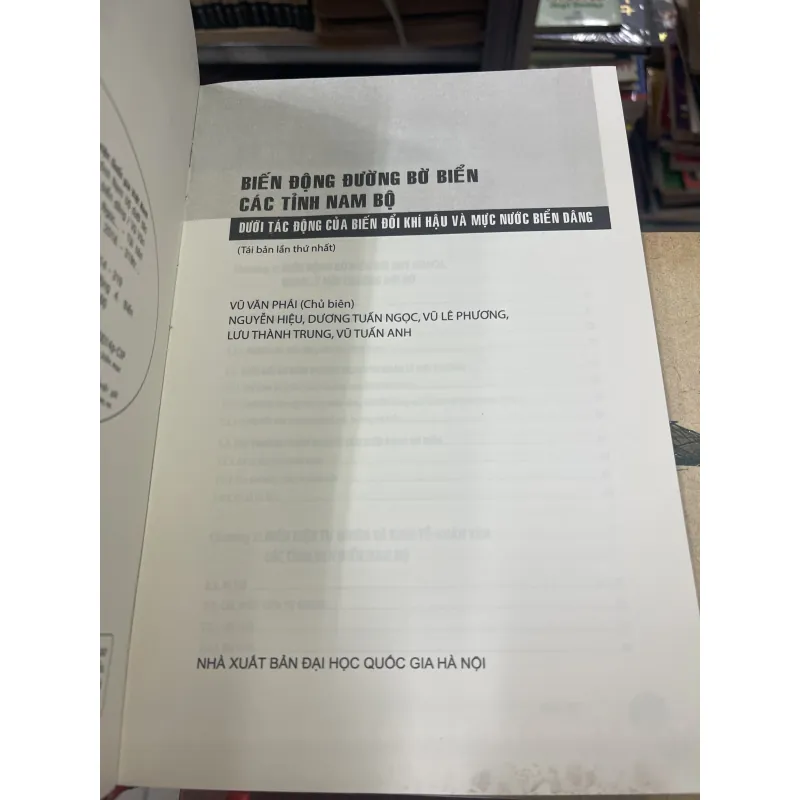 BIẾN ĐỘNG ĐƯỜNG BỜ BIỂN CÁC TỈNH NAM BỘ - VŨ VĂN PHÁI chủ biên 936827