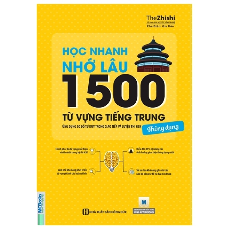 Học Nhanh Nhớ Lâu 1500 Từ Vựng Tiếng Trung Thông Dụng - The Zhishi 287979