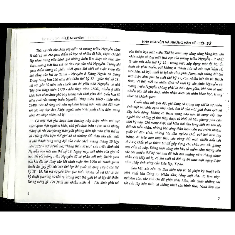 NHÀ NGUYỄN VÀ NHỮNG VẤN ĐỀ LỊCH SỬ - Tác giả LÊ NGUYỄN 1027746