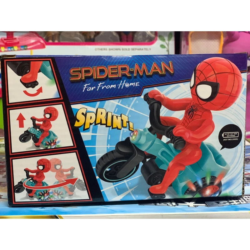 Đồ chơi siêu nhận người nhện spiderman đi xe đạp chạy bằng pin HX143 355861