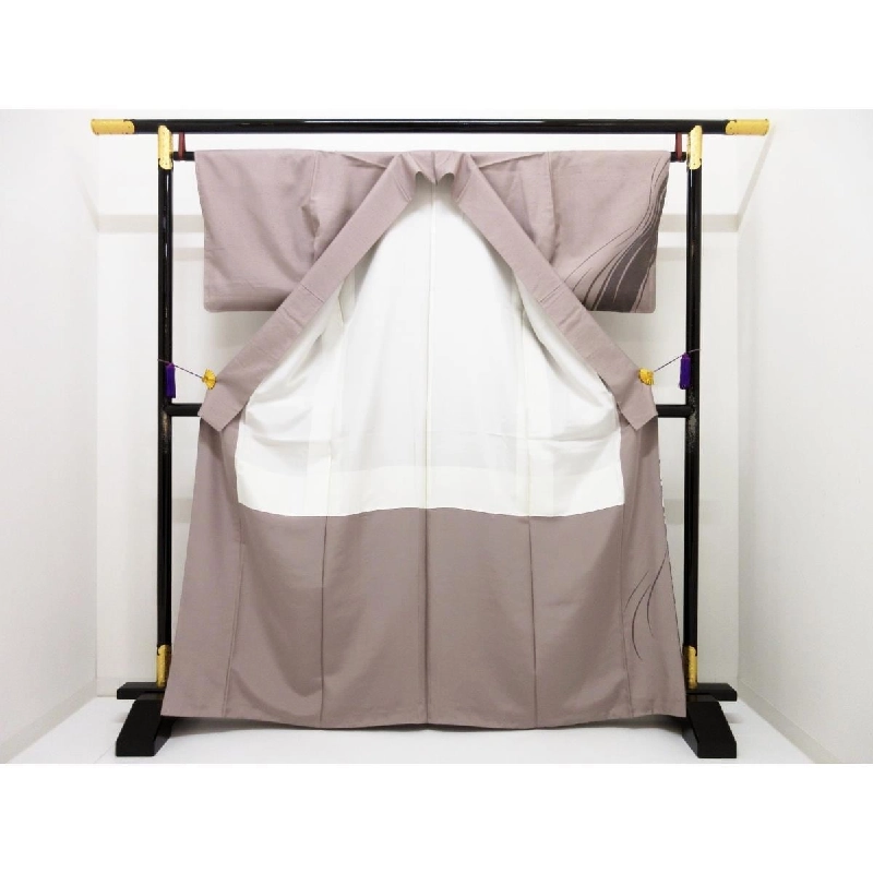 Kimono thăm viếng 牛首紬 kích thước L - Hàng hiệu Authentic 883236