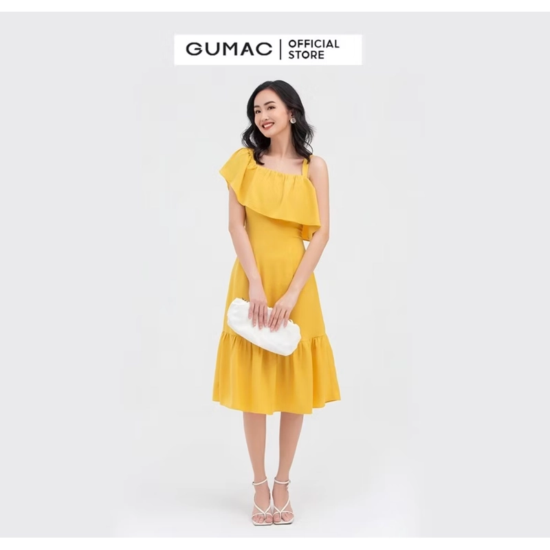 Đầm lệch vai Gumac size S 466551