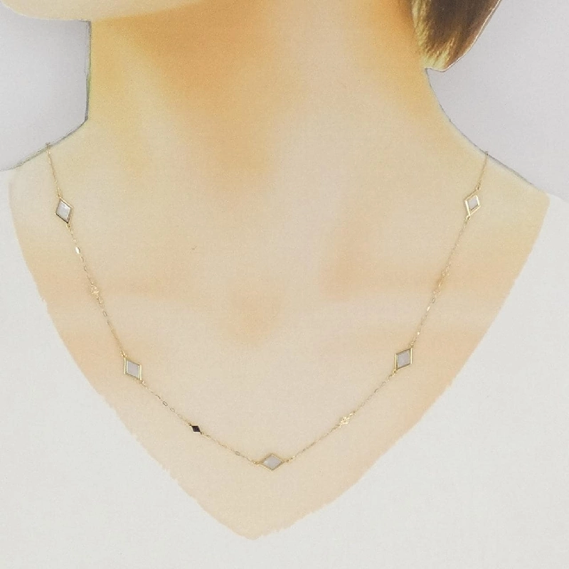 K18YG Mẹ của Ngọc trai Dây chuyền - Hàng hiệu Chính hãng 857048