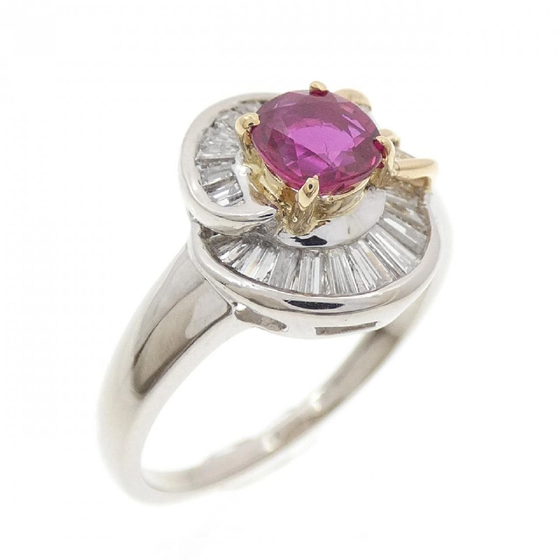 Nhẫn Ruby PT900/K18YG 0.63CT - Hàng hiệu Chính hãng 855705