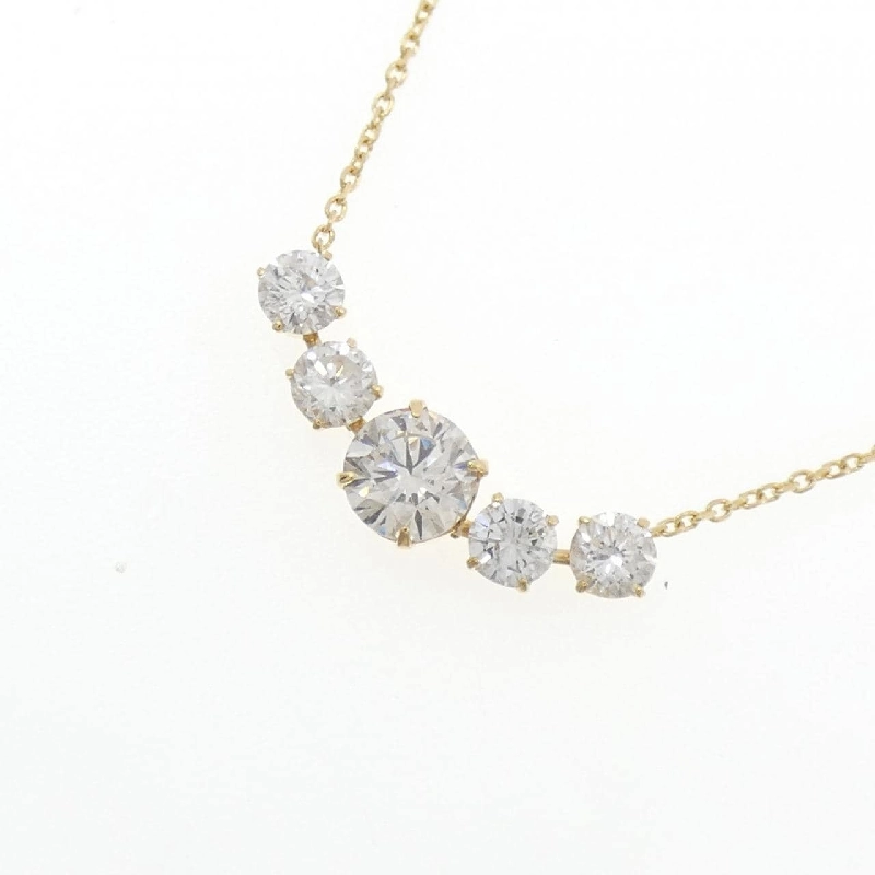 K18YG Dây chuyền kim cương 0.461CT - Hàng hiệu Chính hãng 860839