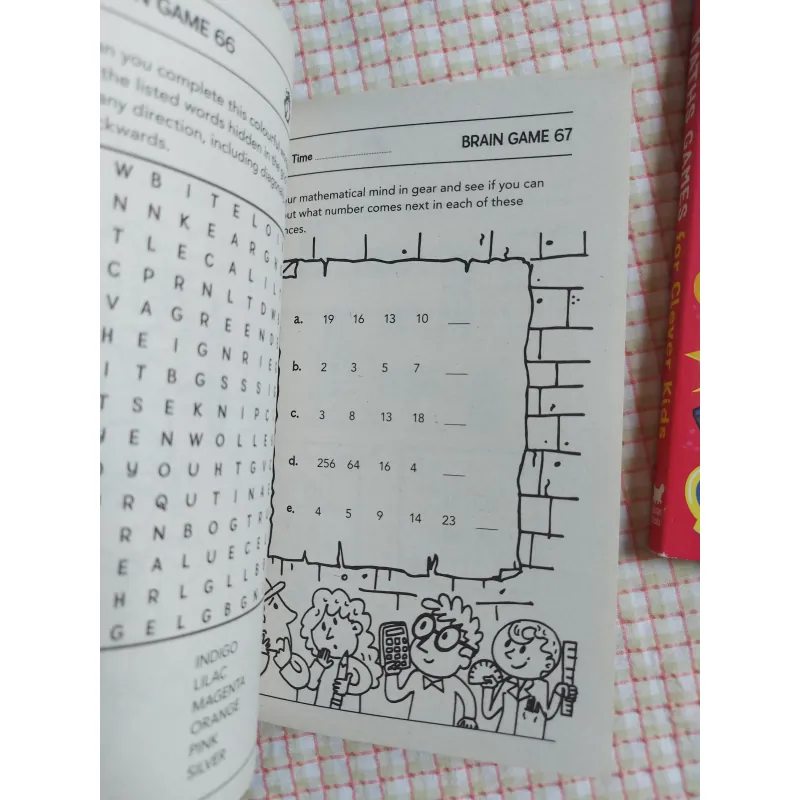 COMBO 2 CUỐN - BRAIN GAMES FOR CLEVER KIDS
& MATHS GAMES FOR CLEVER KIDS 974957