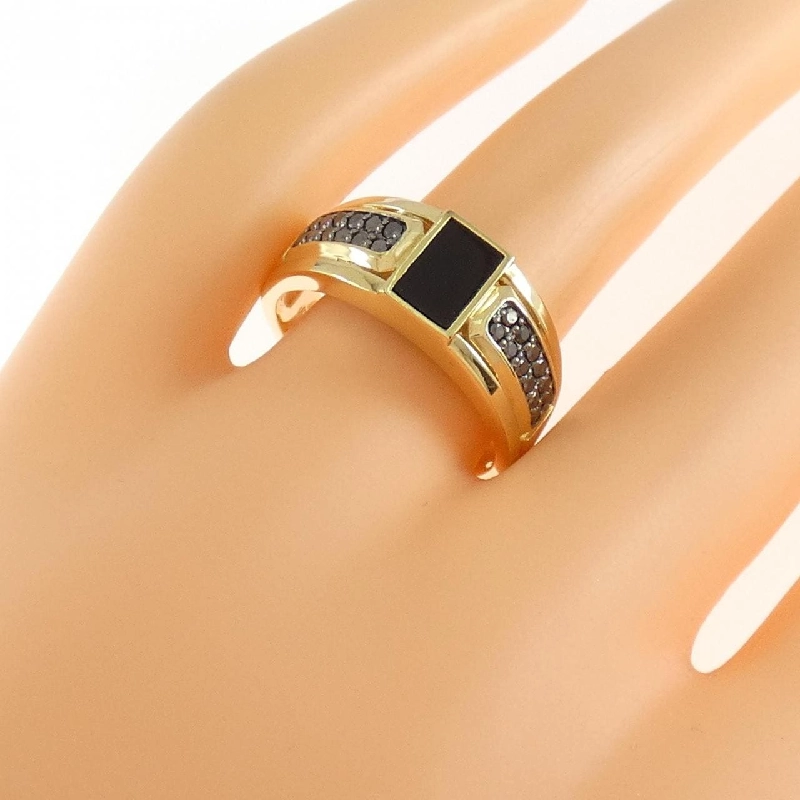 【Sản phẩm mới】Nhẫn Onyx K18YG/K18BG 666127