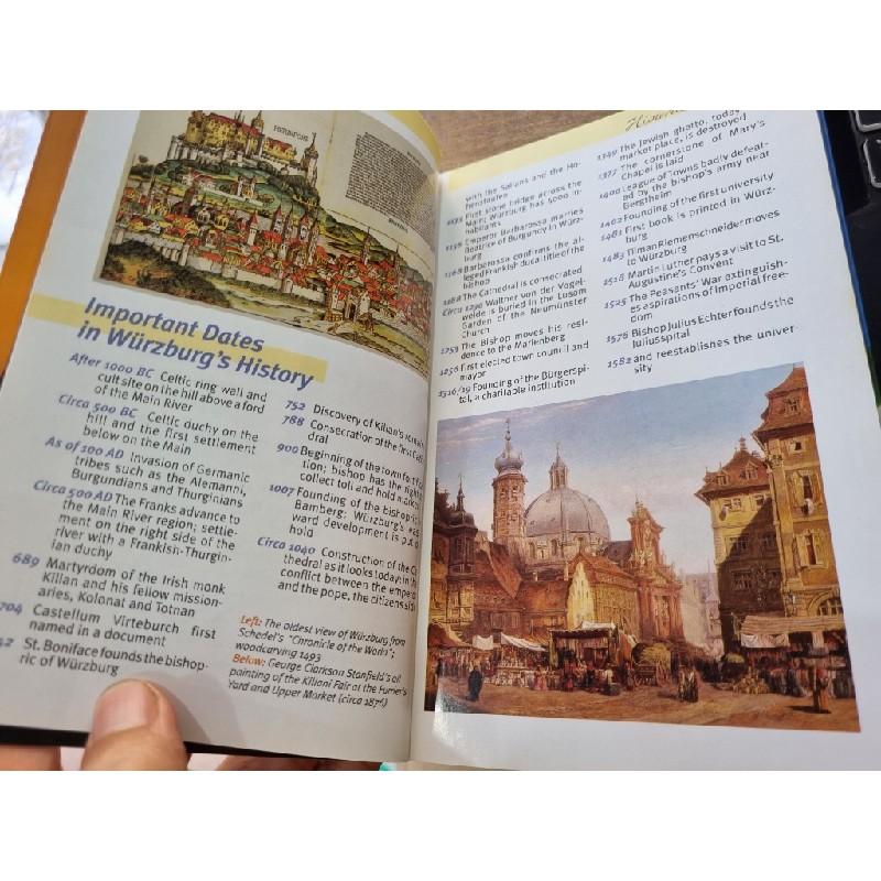 WURZBURG TOURIST GUIDE : ART, CULTURE AND FRANCONIAN WINE, 100 COLOR PHOTOS AND MAP OF THE CITY 120587