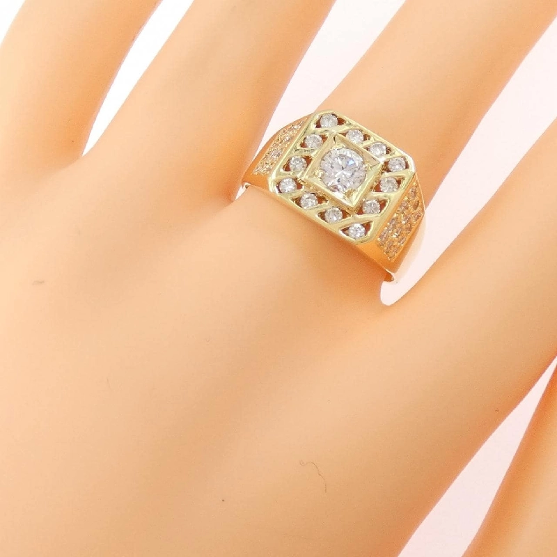 Nhẫn kim cương 750YG 0.95CT - Hàng hiệu Authentic 847119