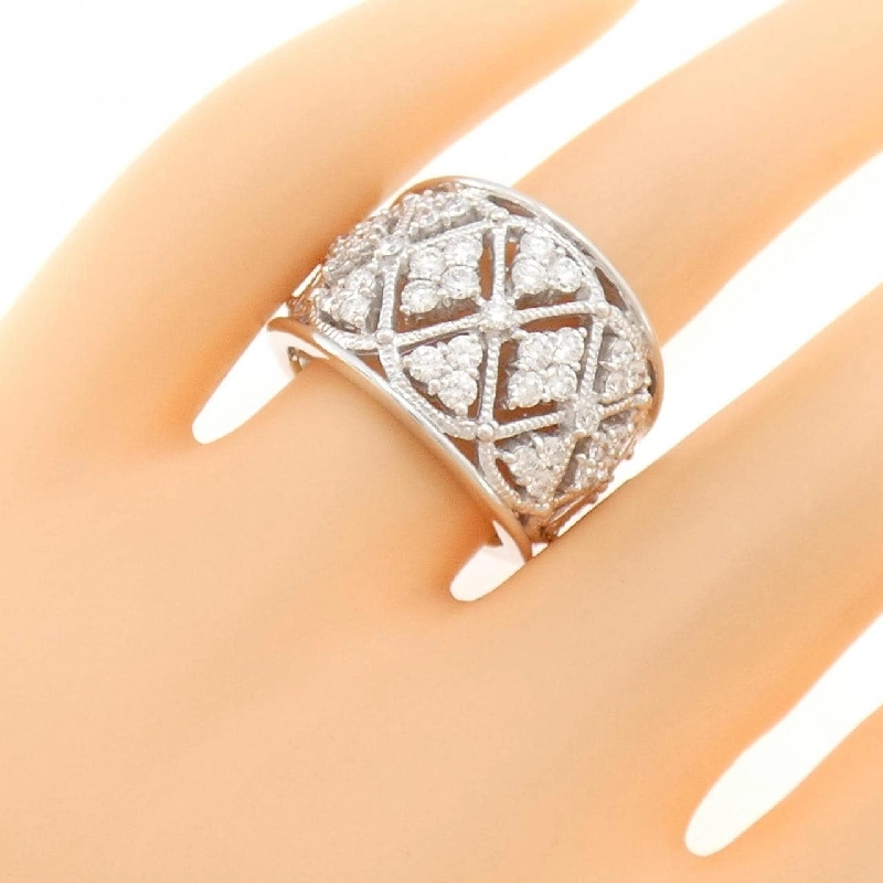 Nhẫn kim cương K18WG 1.02CT 672420