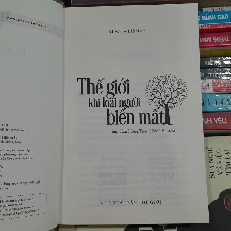 THẾ GIỚI KHI LOÀI NGƯỜI BIẾN MẤT - ALAN WEISMAN 732113