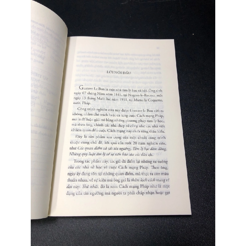 Cách mạng Pháp và tâm lý học của các cuộc cách mạng 2020 Gustave Le Bou mới 85% HPB.HCM1811 29309