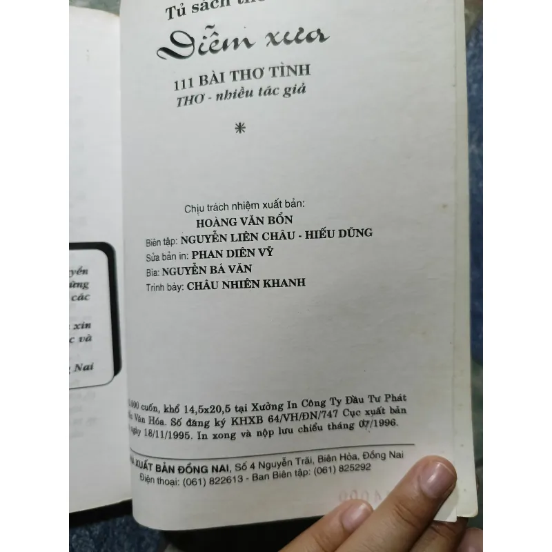 Diễm xưa - 111 bài thơ tình - 111 tác giả 1003444